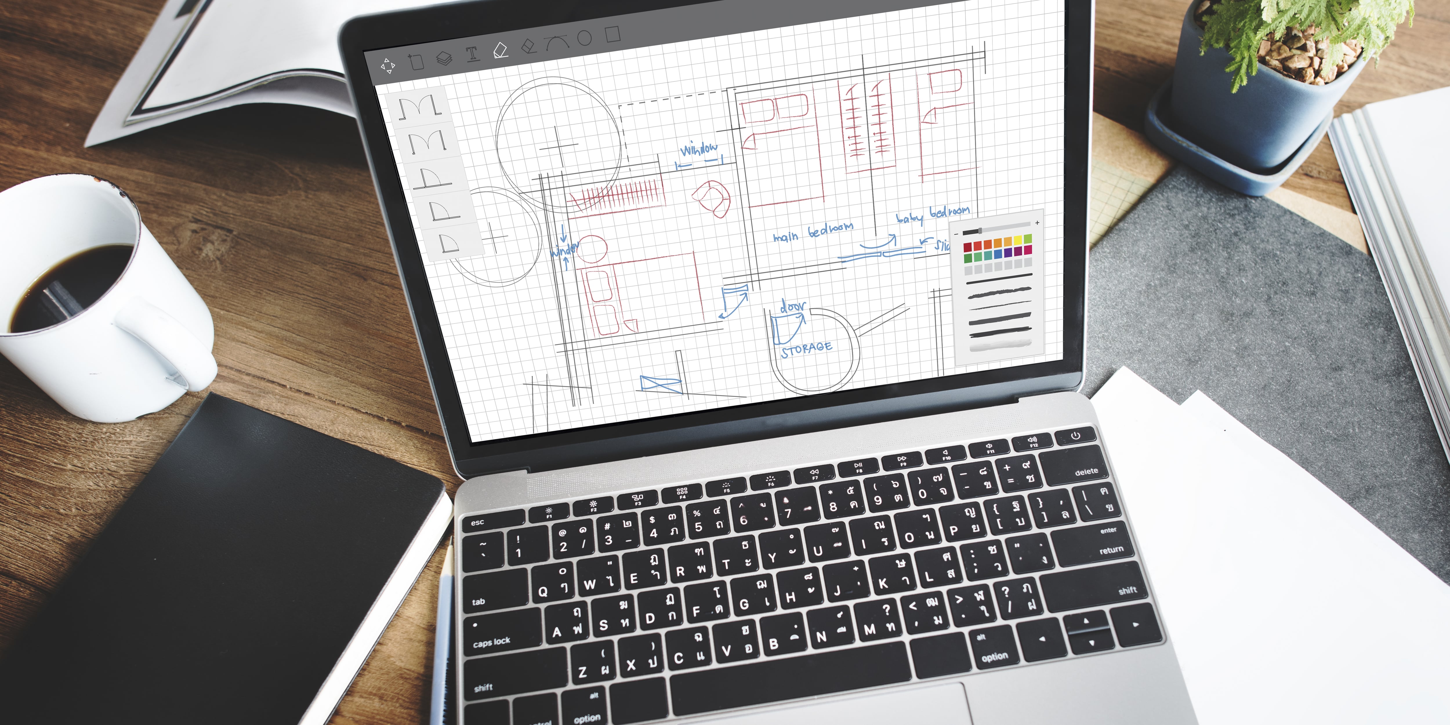 Progetti architettonici e blueprint professionali